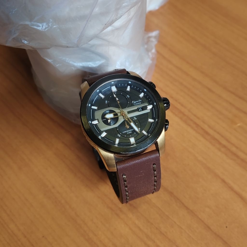 Jam Tangan Preloved Pria Alexandre Christie AC6562 Original