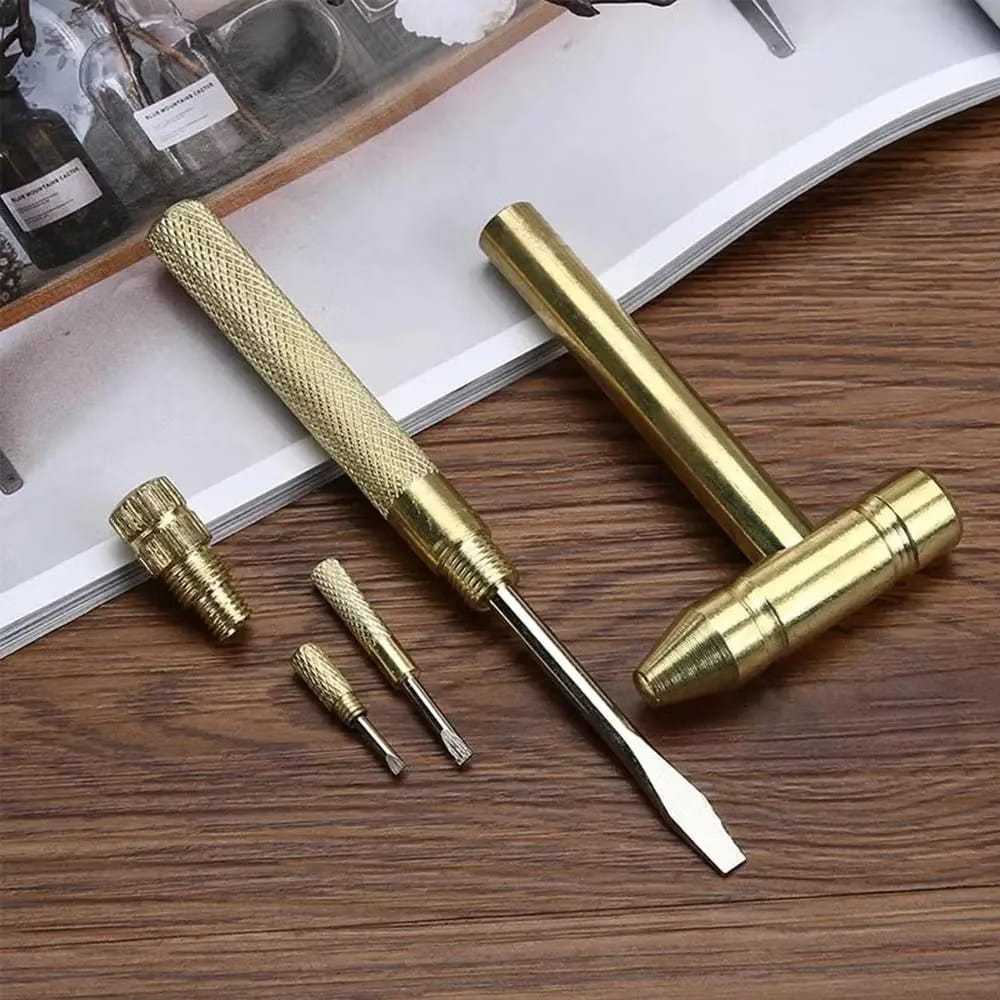 PALU EMAS ( WARNA ) MULTIFUNGSI 6 IN 1 PALU SILVER ( WARNA ) PALU MULTIFUNGSI OBENG MULTIFUNGSI HAMM