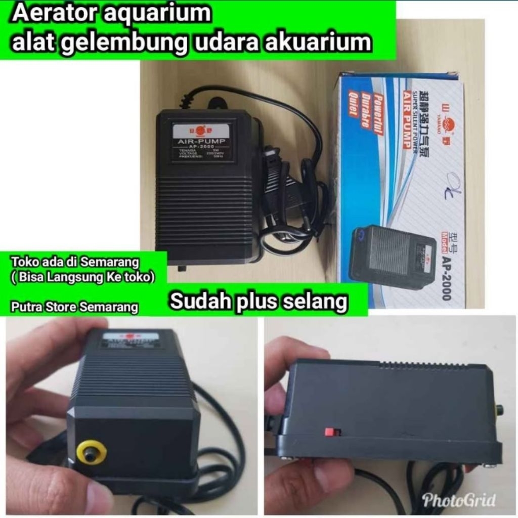 Aerator aquarium alat Gelembung udara aquarium airator