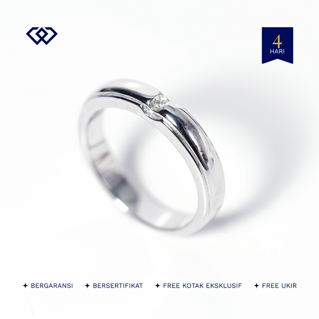Winata Jewelry Cincin Cewek Nikah Kawin Perak Silver
