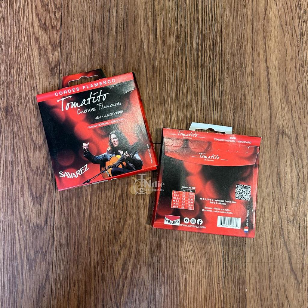 Savarez T50R Tomatito Cordes Flamenco Senar Gitar Klasik Nylon Normal Tension
