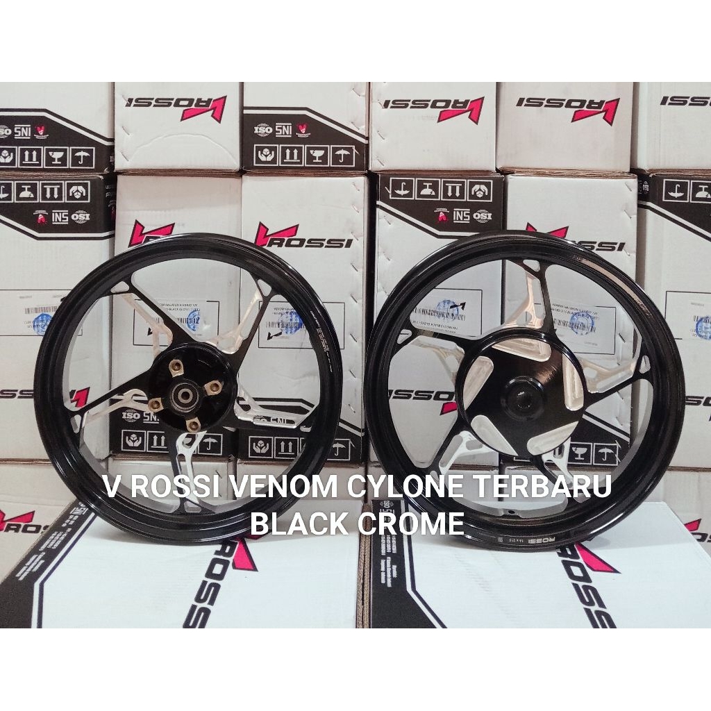 (TERBARU) VELG/PELAK RACING V ROSSI RING 14 VENOM CYLONE RCB PNP MIO SOUL MIO SMILE MIO SPORTY FINO 