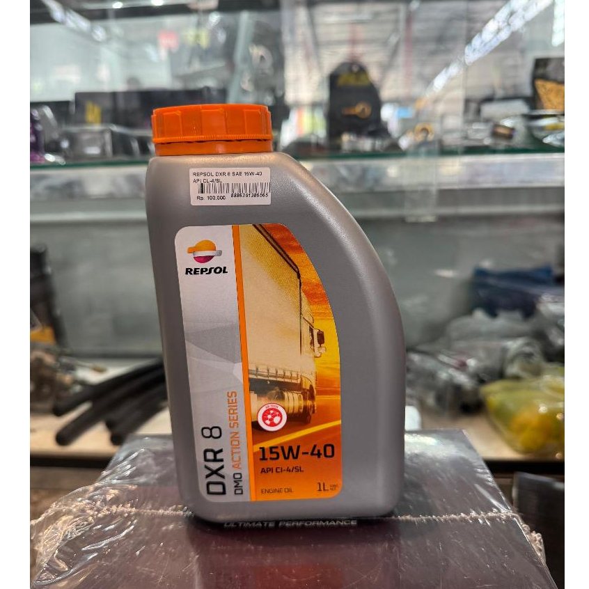 REPSOL DXR8 15W40 (1L) Oli Mesin Mobil Diesel - Original