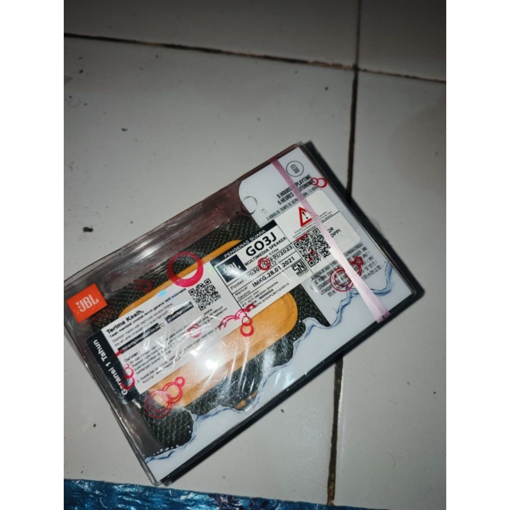 SPEAKER JBL GO 3 Resmi IMS Segel