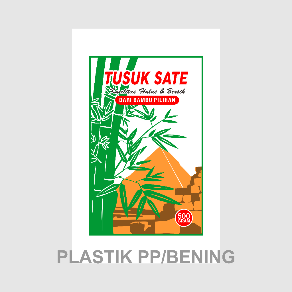 PLASTIK PP BENING 06 SABLON WARNA | TUSUK SATE
