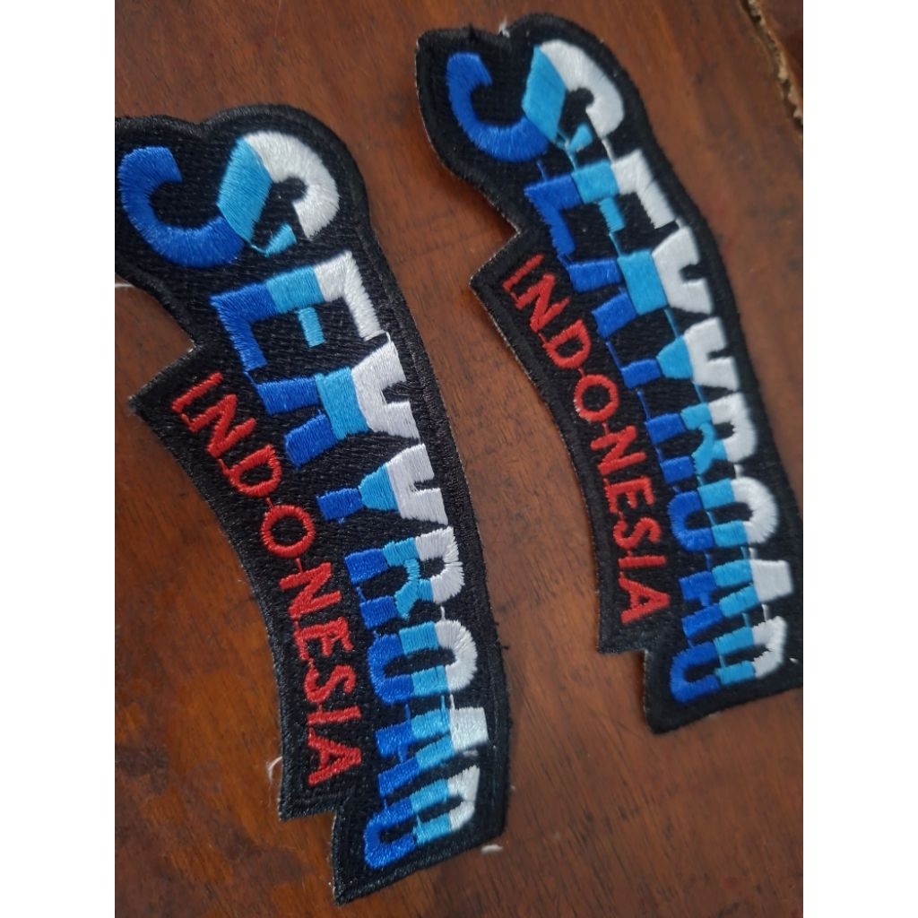patch bordir sexyroad Indonesia aksesoris tempelan baju