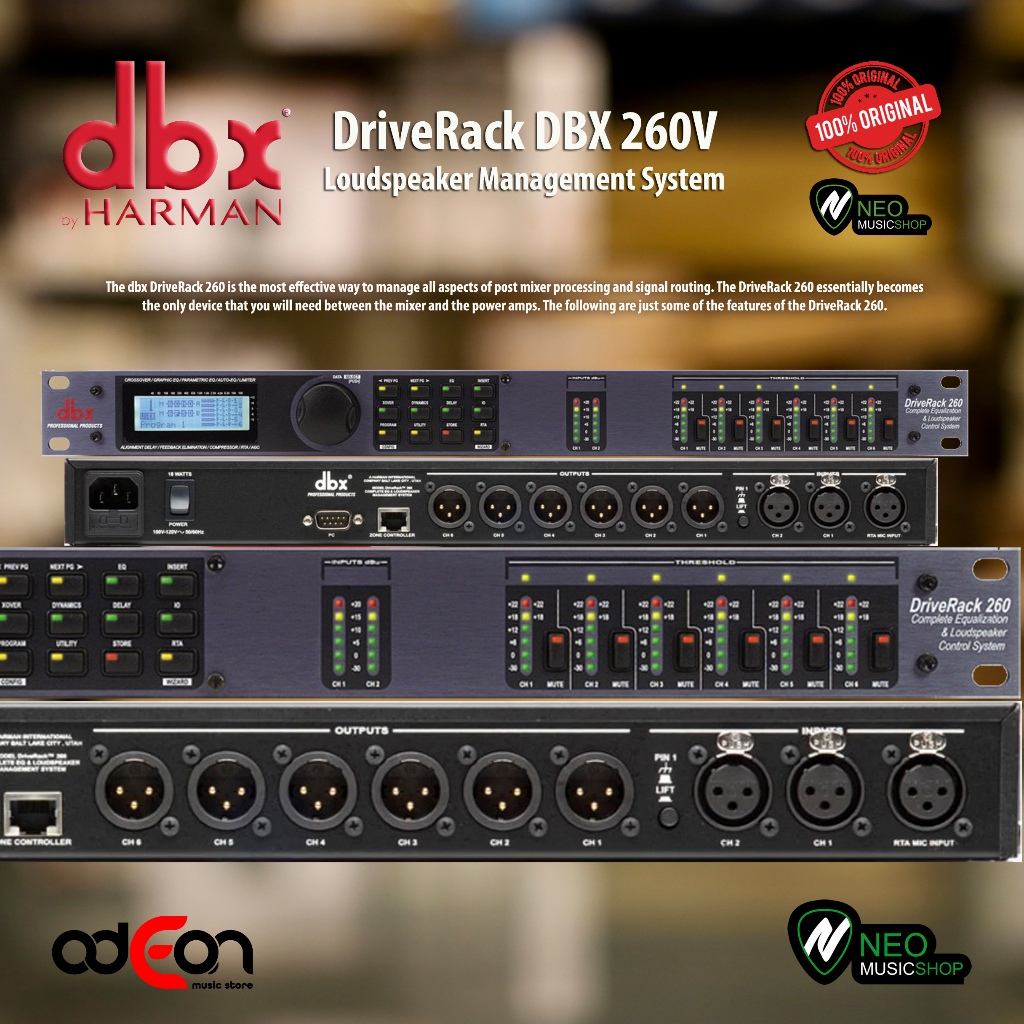 dbx DriveRack 260 DLMS Loudspeaker Management System