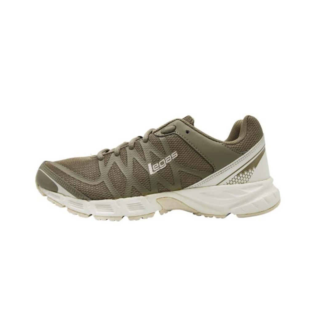 Sepatu League Legas Evo LA M Brown Running Shoes Pria Wanita Original