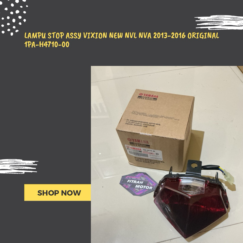 lampu stop Assy vixion new NVL NVA 2013-2016 original 1PA-H4710-00