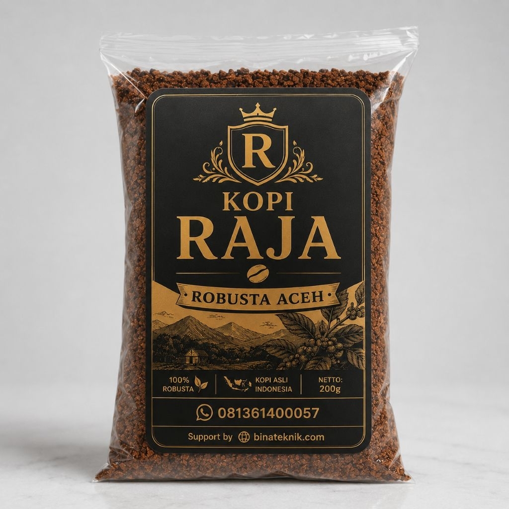 Bubuk Kopi Robusta Aceh