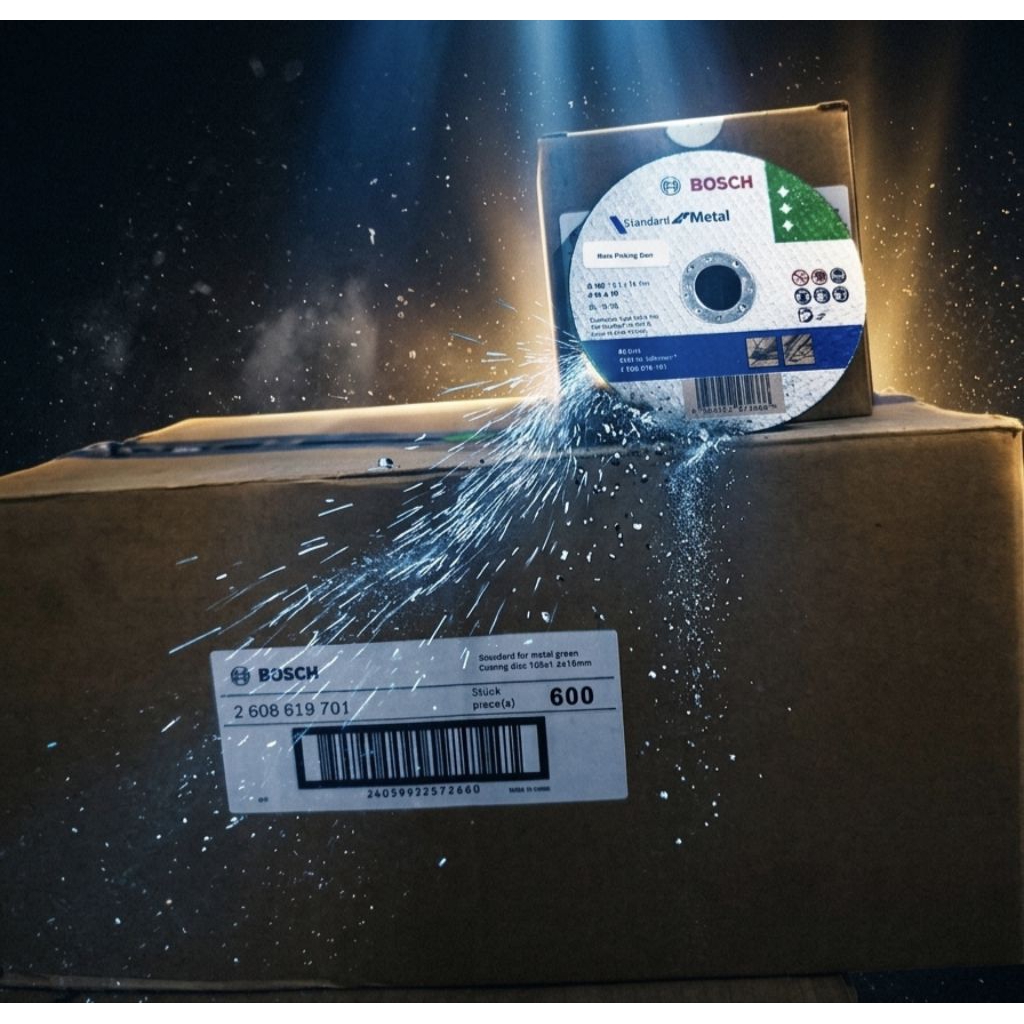 Mata Gerinda Potong Besi 4" BOSCH Standard for Metal
