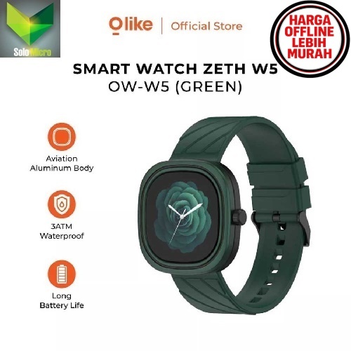 OLIKE SmartWatch Zeth W5 Jam Tangan Waterproof Smart Watch OW-W5