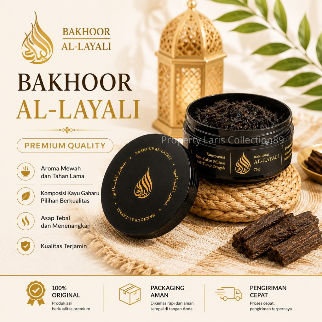 BUKHUR EL LAYALI / DUPA GAHARU EL LAYALI netto 75gr