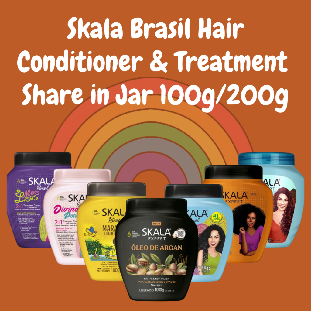 [ Share 200ml ] Skala Brasil Hair Conditioner and Treatment - Pilih Variant
