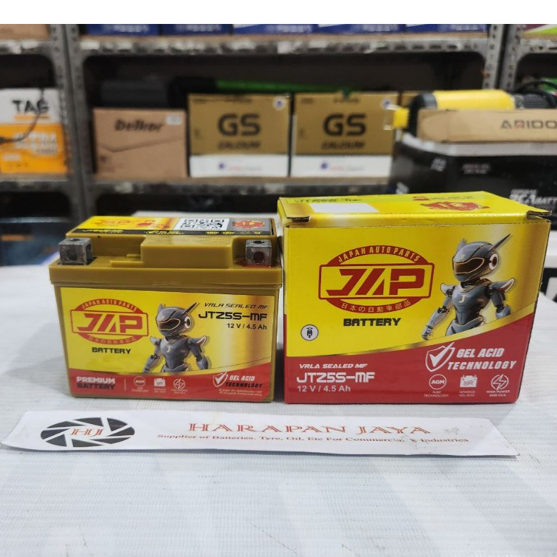 AKI MOTOR JAP MF JTZ5S (4,5AH) KERING untuk vario 110 , mio soul , soul gt , mio 2 , jupiter z1 , vi