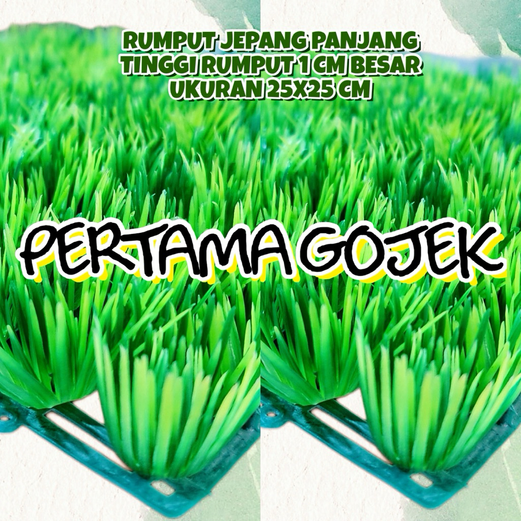 Rumput Hijau Plastik Ukuran 25X25 Cm Rumput Aquarium Rumput Plastik Rumput Hiasan Plastik Rumput Art
