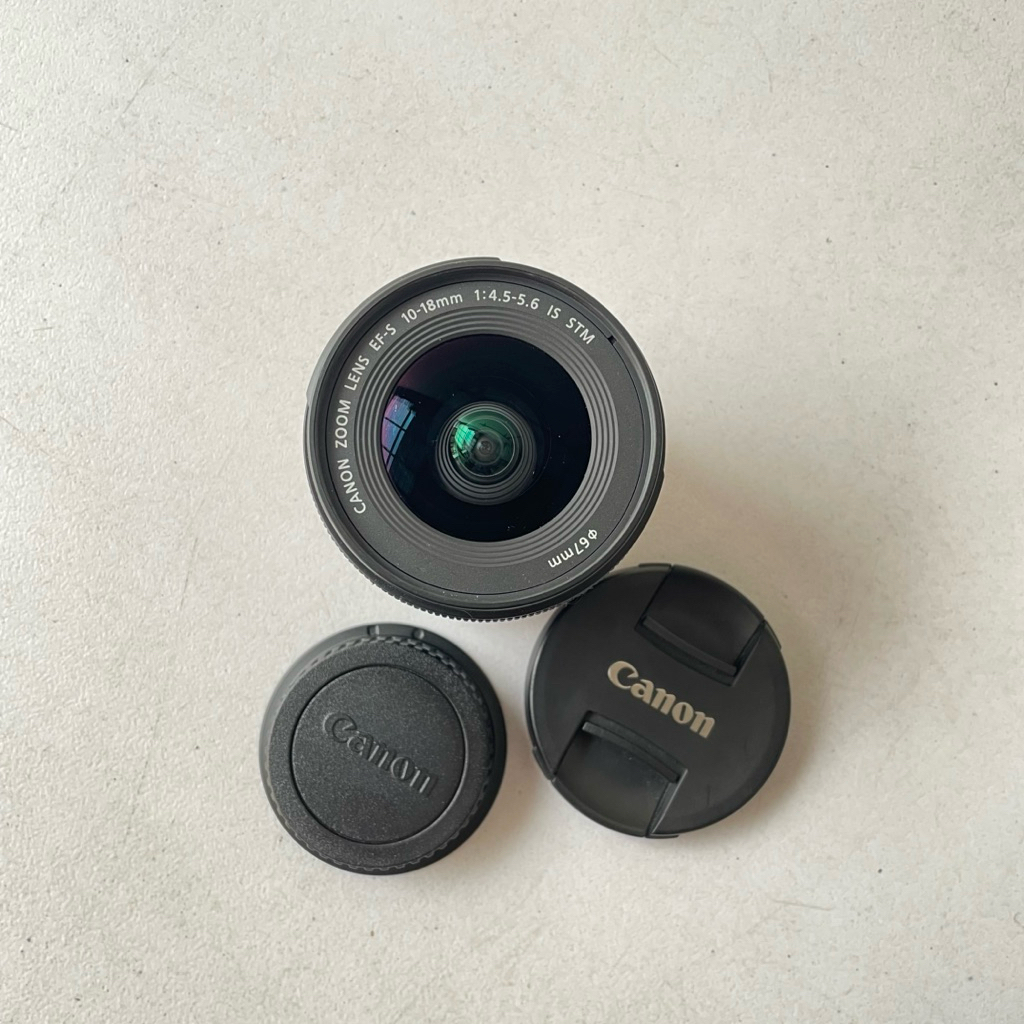 LENSA WIDE CANON 10-18MM IS STM SECOND BEKAS PEMAKAIAN