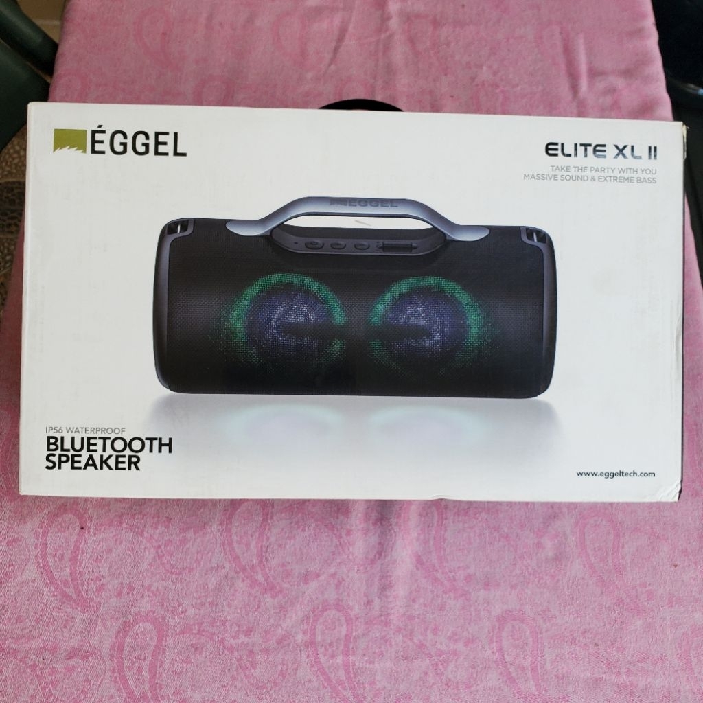 Eggel Elite XL II Speaker Aktif Bluetooth Super Bass Waterproof Elite 2 Portable Stereo HIFI With RG