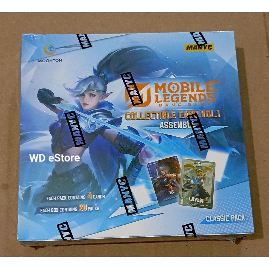 Kartu Mobile Legends Bang Bang, Original Lisensi Box Segel