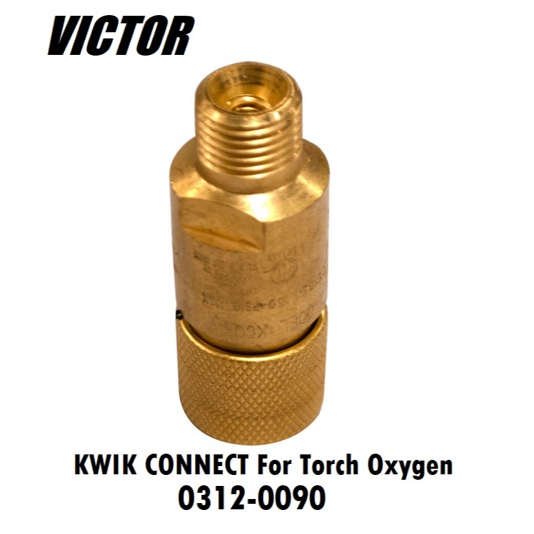 Kwik Connect Torch Oxygen 0312 0090 Victor 0312 0091 Kwik Connect Torch Feul Konektor Cepat Las