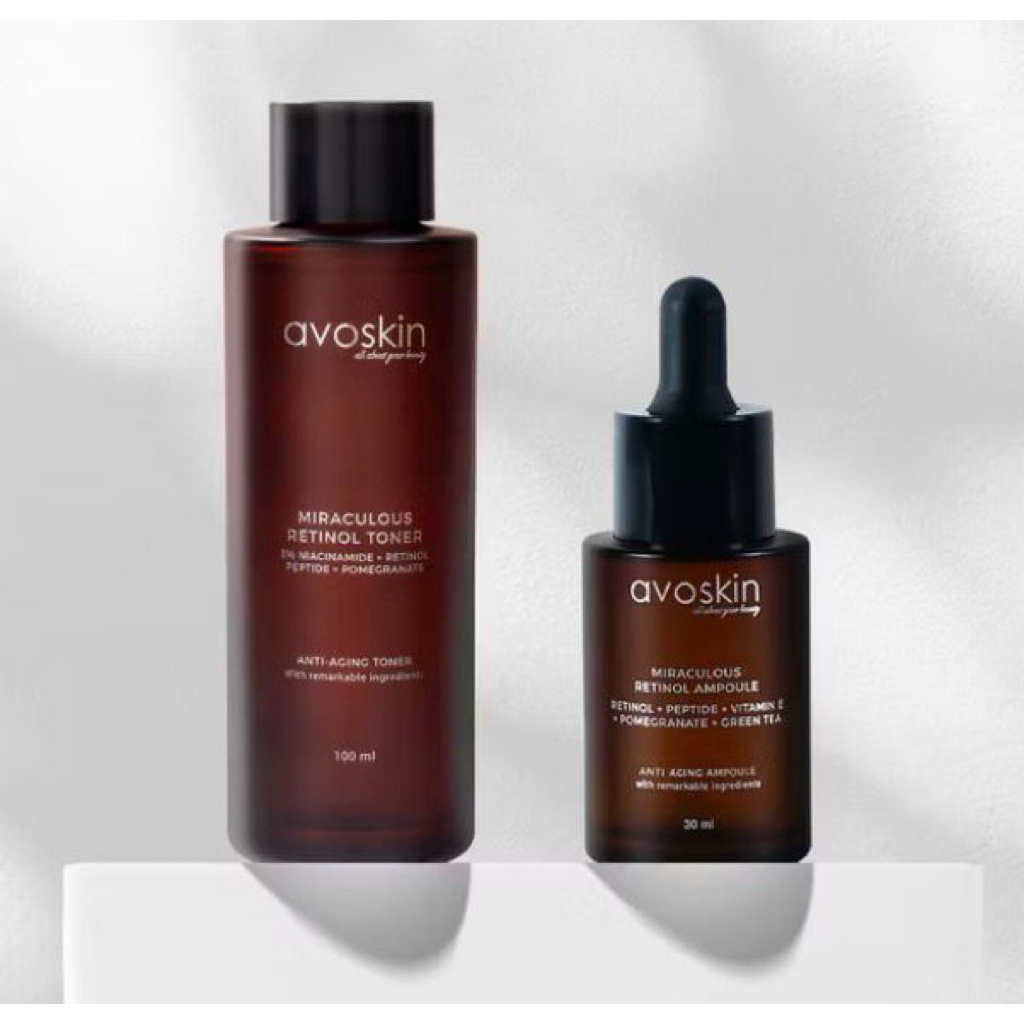 Preloved & NEW Avoskin Retinol Serum dan Retinol Toner