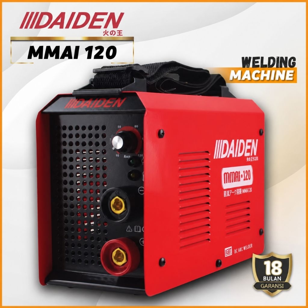 Mesin Las Daiden MMAi 120 Trafo Las Daiden MMA 120 Inverter Daiden MMA 120 Efisien