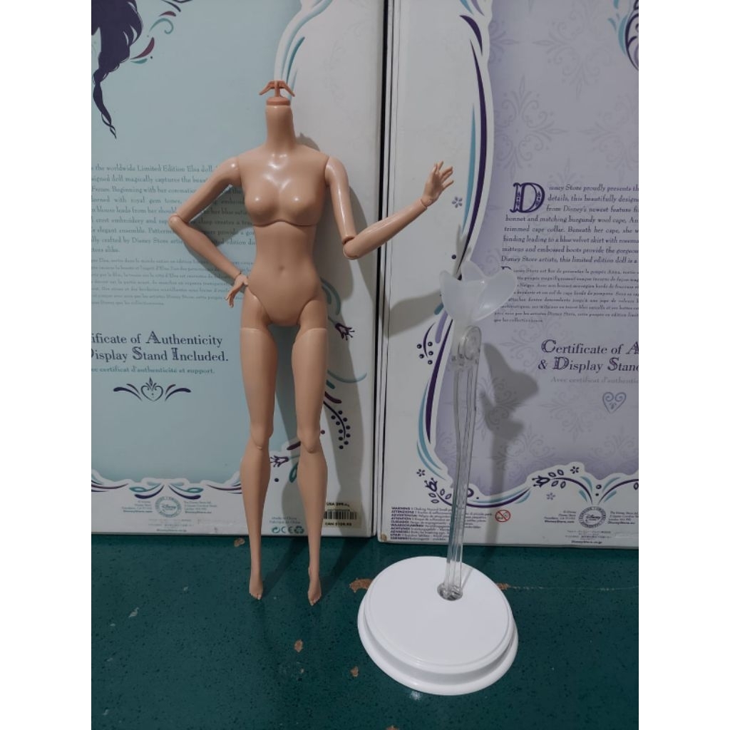 Body Barbie Pivotal Muse Ballet Wishes, Standing Ballet Asli Mattel Original