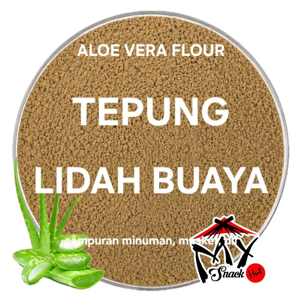 TEPUNG LIDAH BUAYA 25GR BUBUK GEL ALOE VERA EKSTRAK EXTRACT ORGANIC MURNI FLOUR POW HALAL