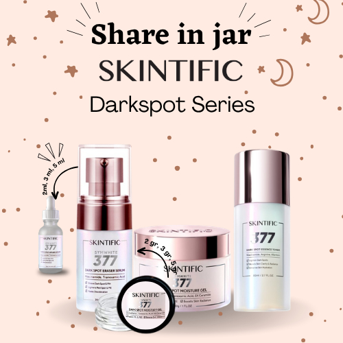 [Share In Jar] Skintific 377 Darkspot Essense Toner, Skintific 377 Darkspot Essense Serum, Skintific