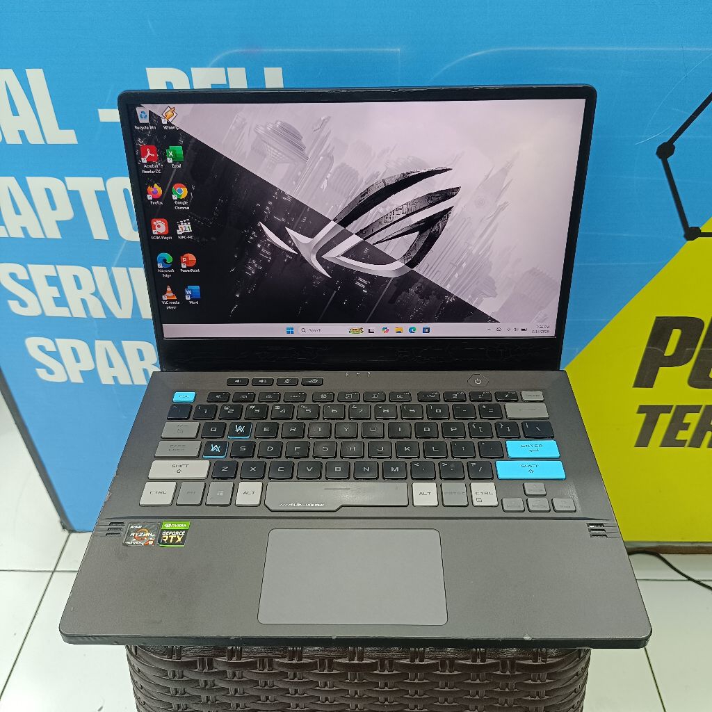LAPTOP ASUS ROG ZEPHYRUS x ALAN WALKER G14 GA401QEC AMD RYZEN 9 5900HS RAM 16 GB SSD 1 TB RTX 3050Ti