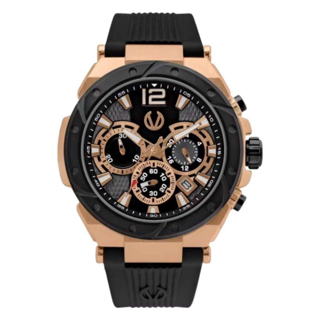JAM TANGAN PRIA CHRIST VERRA CV 53604G-38 BLK ORIGINAL