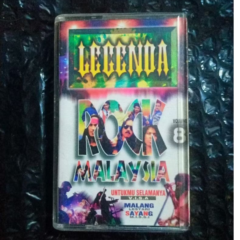 Kaset Legenda Rock Malaysia Vol.8 (Mulus) / Gamma, May, XPDC, Purnama, Cinema dll