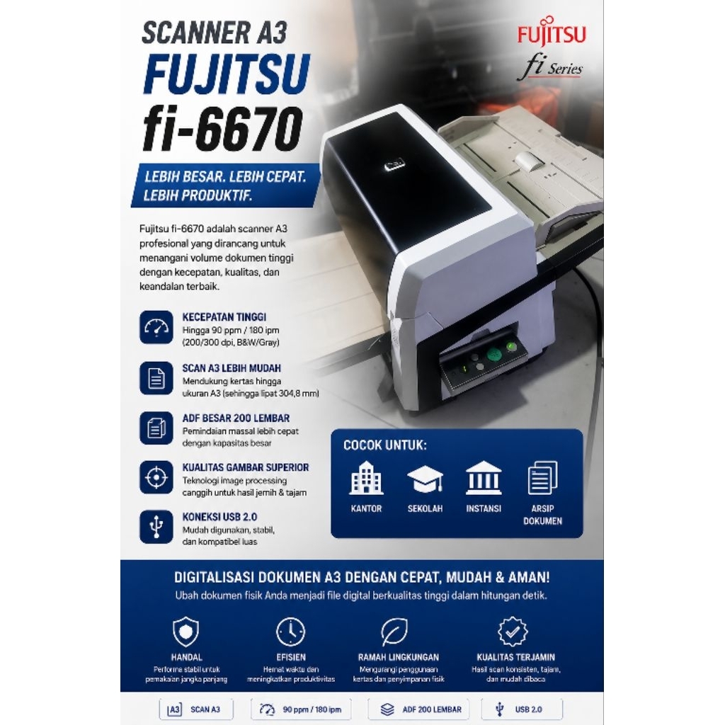 scanner a3 fujitsu fi 6670