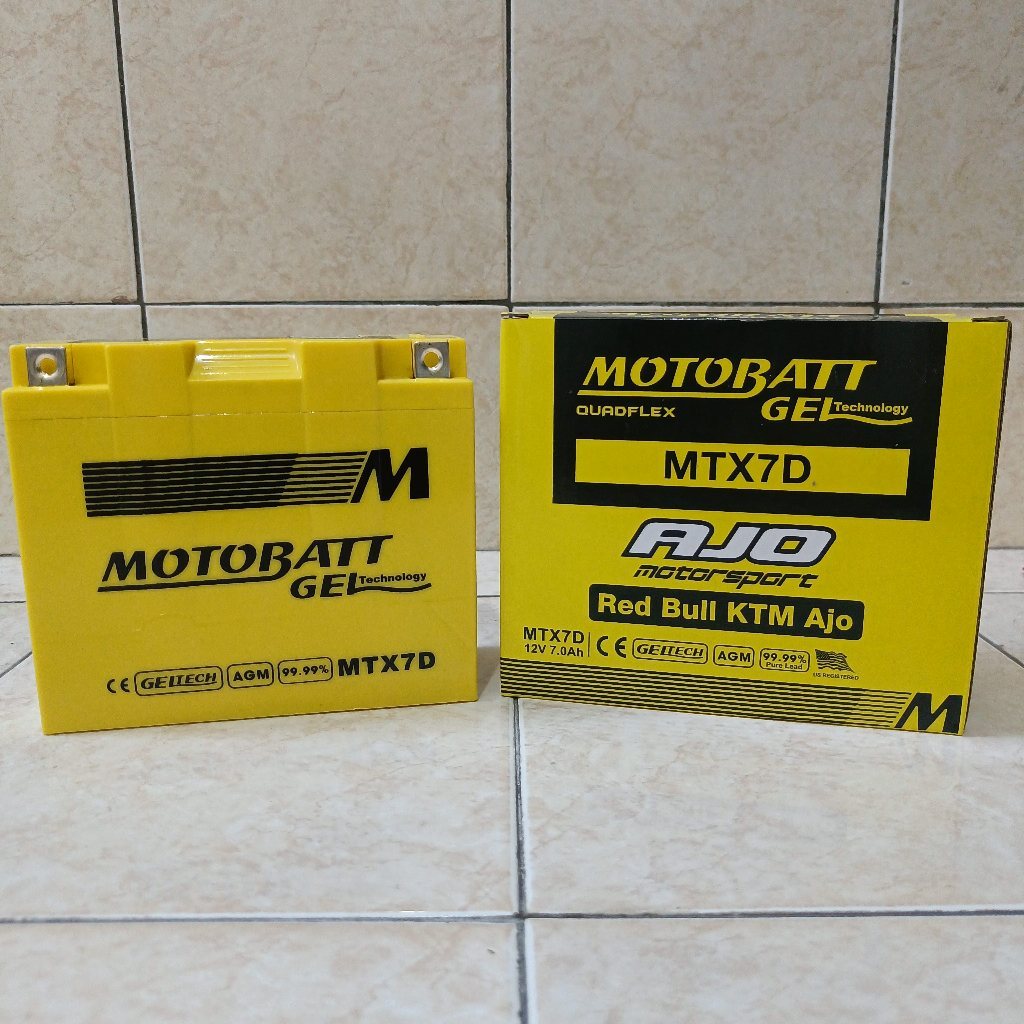 Motobatt MTX7D Accu Aki Motor Tiger Nouvo Scorpio Tossa