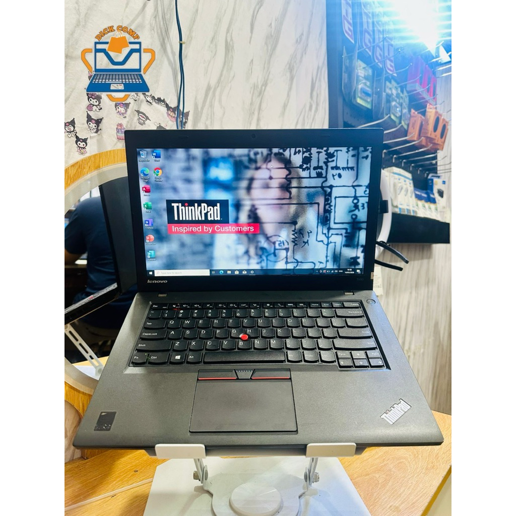 Lenovo ThinkPad T450. core i5 gen 5. ram 8/256gb ssd. normal
