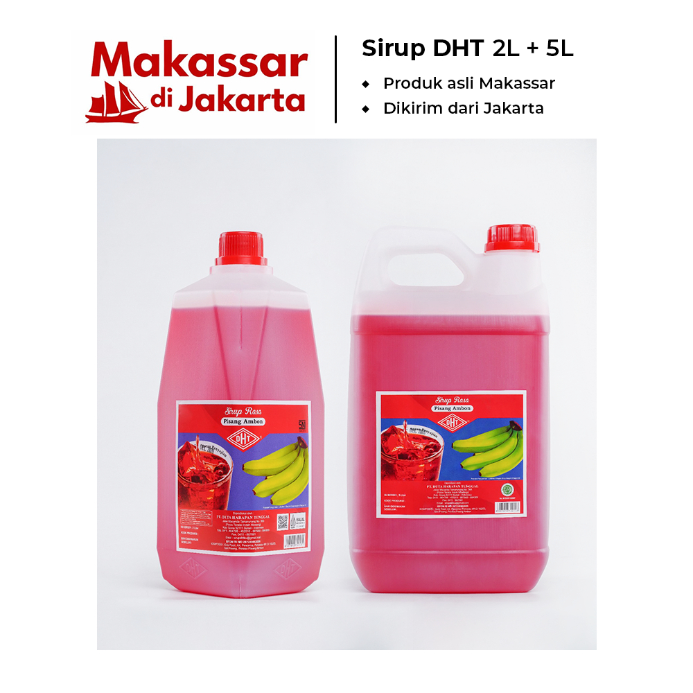 Bundling Sirup DHT 2Liter (1Pc) + 5Liter (1Pc)