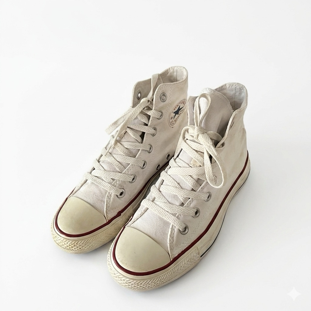 Sepatu Converse Chuck Taylor 70s High White All Stars | Sneakers Pria Wanita Second Original