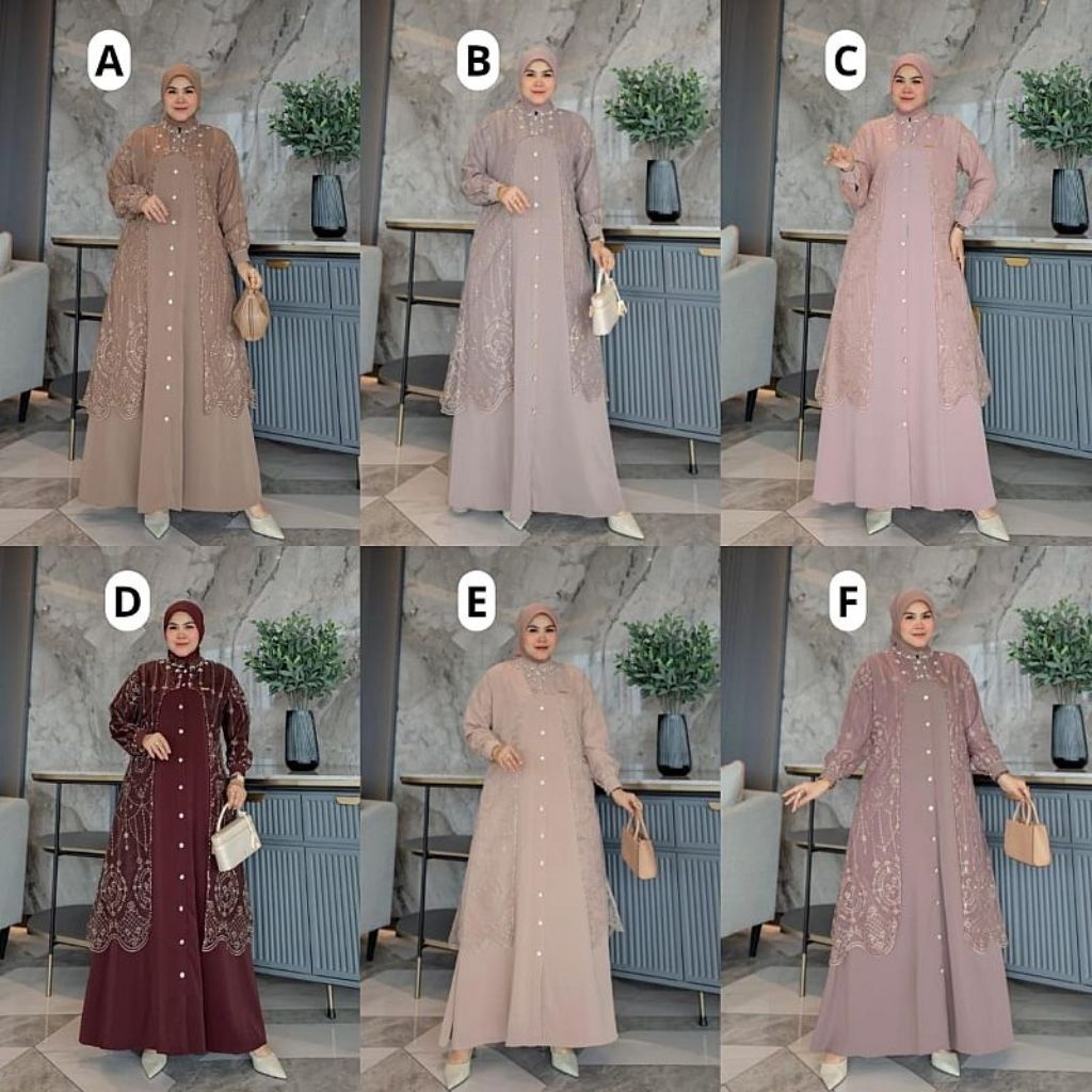 ARCILLA DRESS  BY SYAFEERA