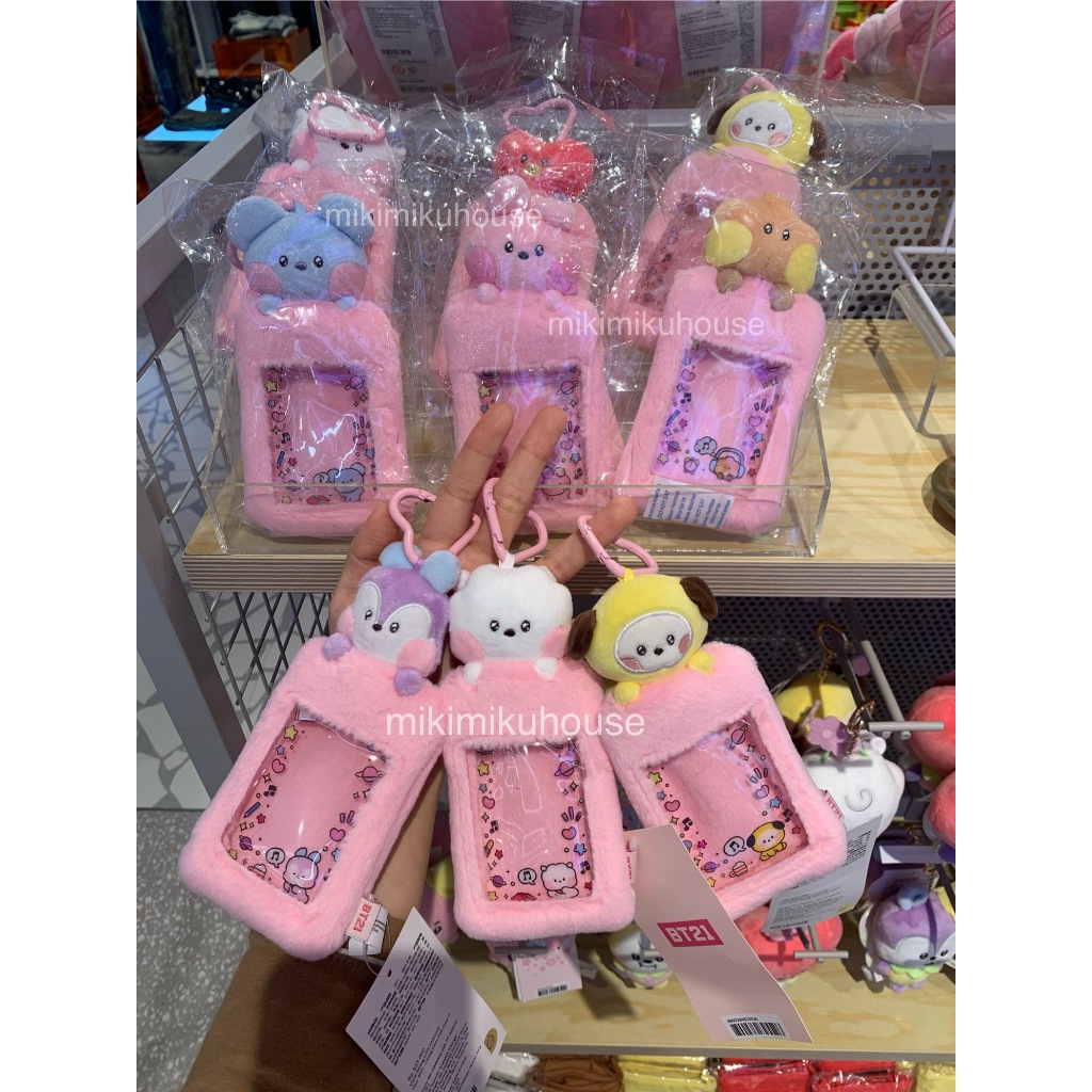 READY BT21 PHOTOCARD KEYRING GANTUNGAN PHOTO CARD BTS BT21 PINK COOKY SHOOKY CHIMMY KOYA MANG TATA R