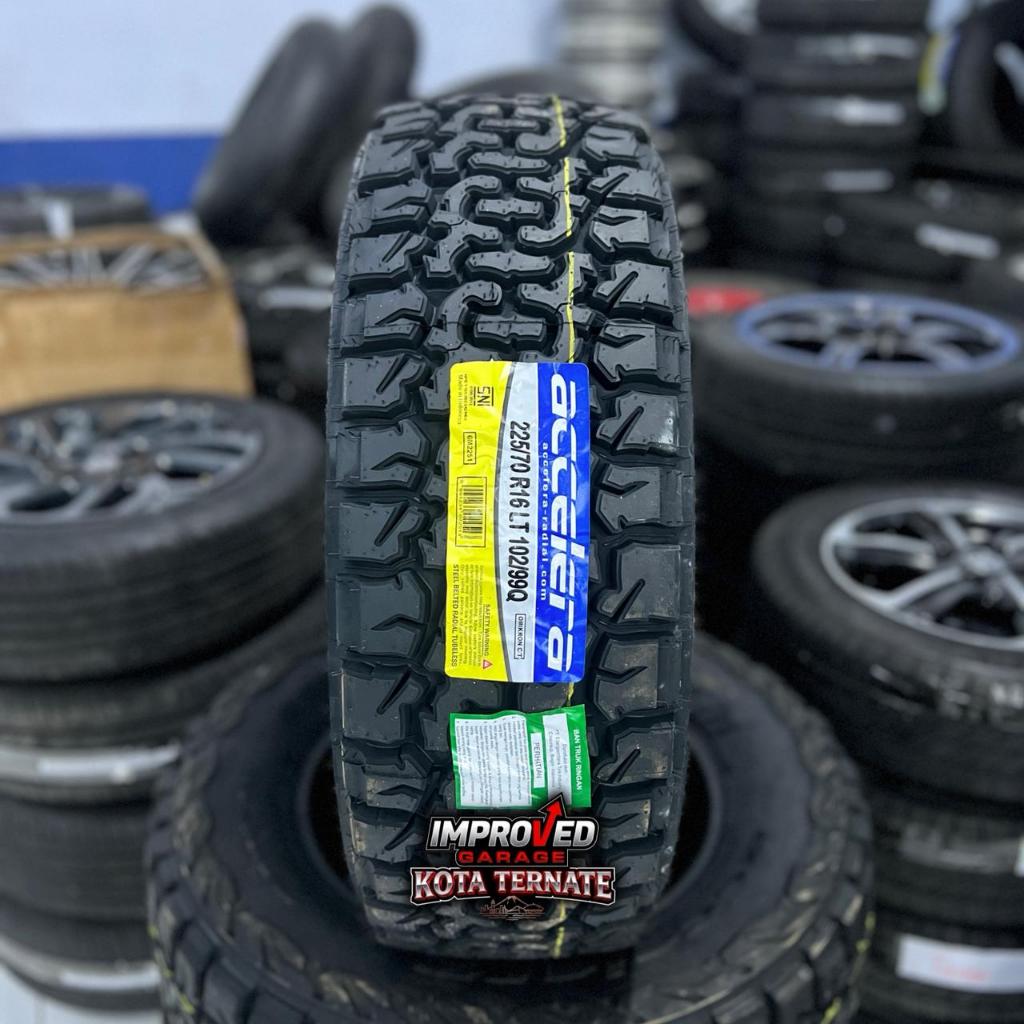 Ban Mobil Model Cakar Cangkul CT Murah Awet Ring 16 Ukuran 225 70 R16 Mrek ACCELERA Omikron CT