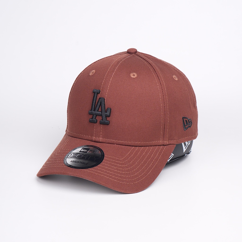 topi new era original los angeles dodgers color era brown