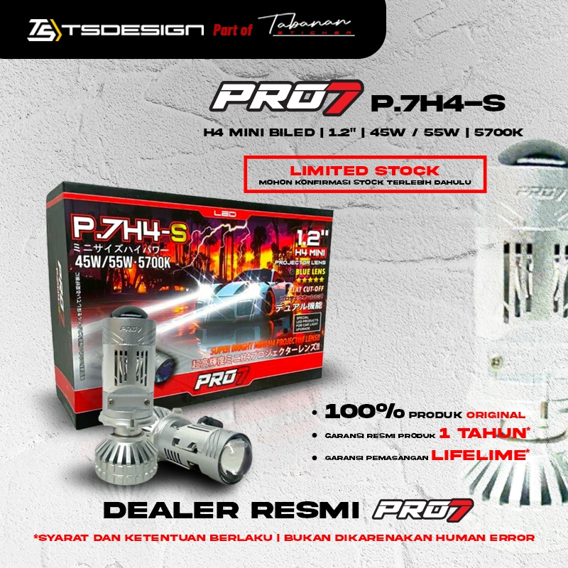 Lampu Headlamp H4 Mobil Universal 1.2 inch PNP PRO 7 P.7H4-S