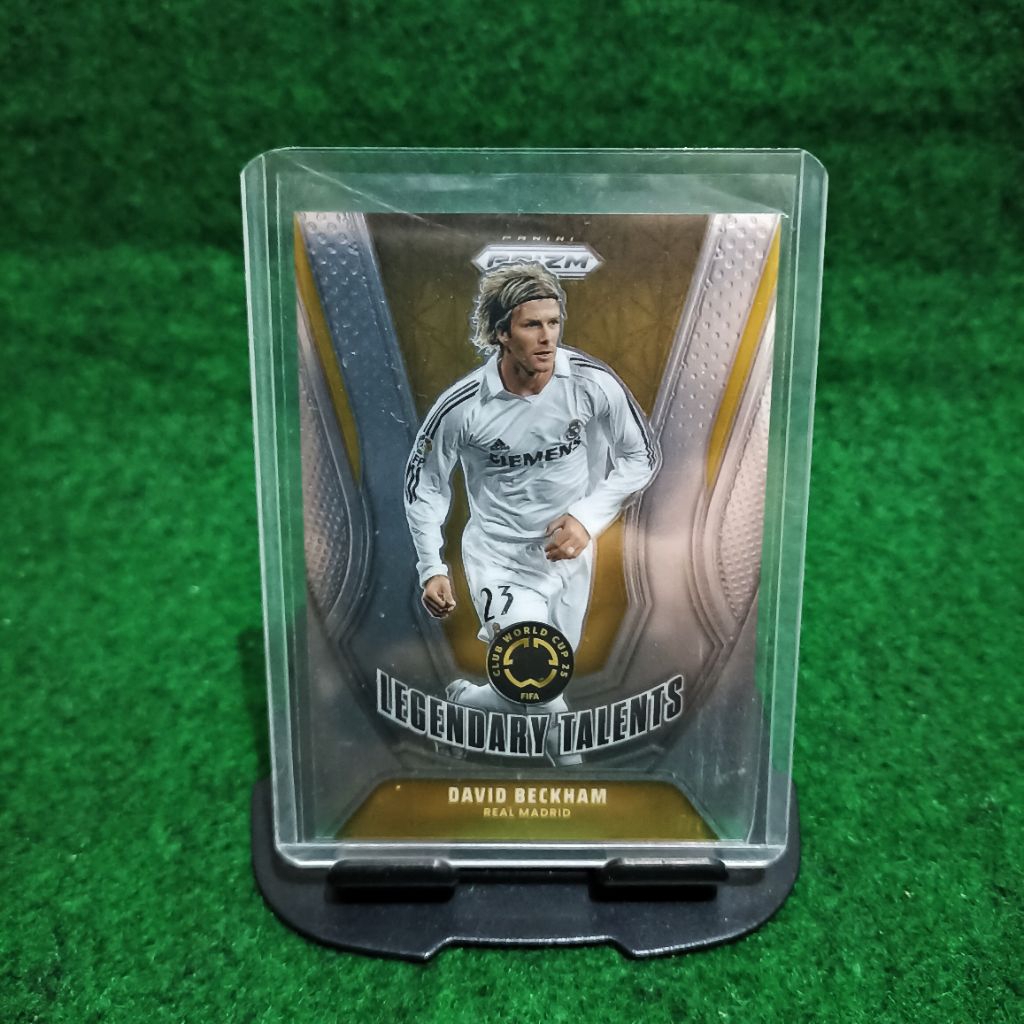 KARTU BOLA DAVID BECKHAM LEGENDARY TALLENTS REAL MADRID PANINI PRIZM 2025