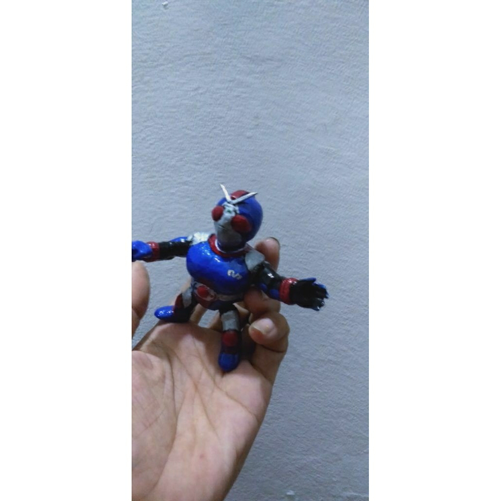action figure Kamen Rider Bio vintage chibi custom repaint