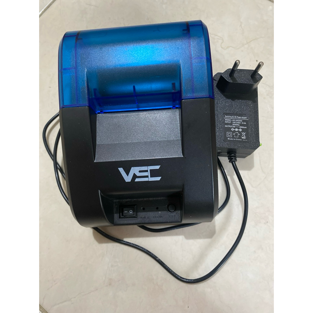 Preloved VSC Desktop Thermal Printer hanya unit + charger