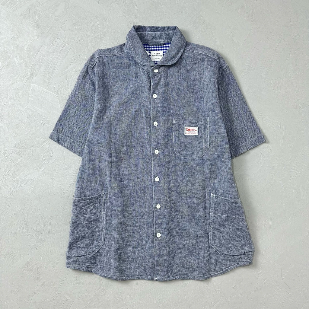 kemeja pendek japanese japan coen x smith's usa