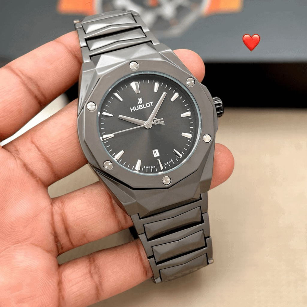 jam tangan pria hublot swis new anti karatan