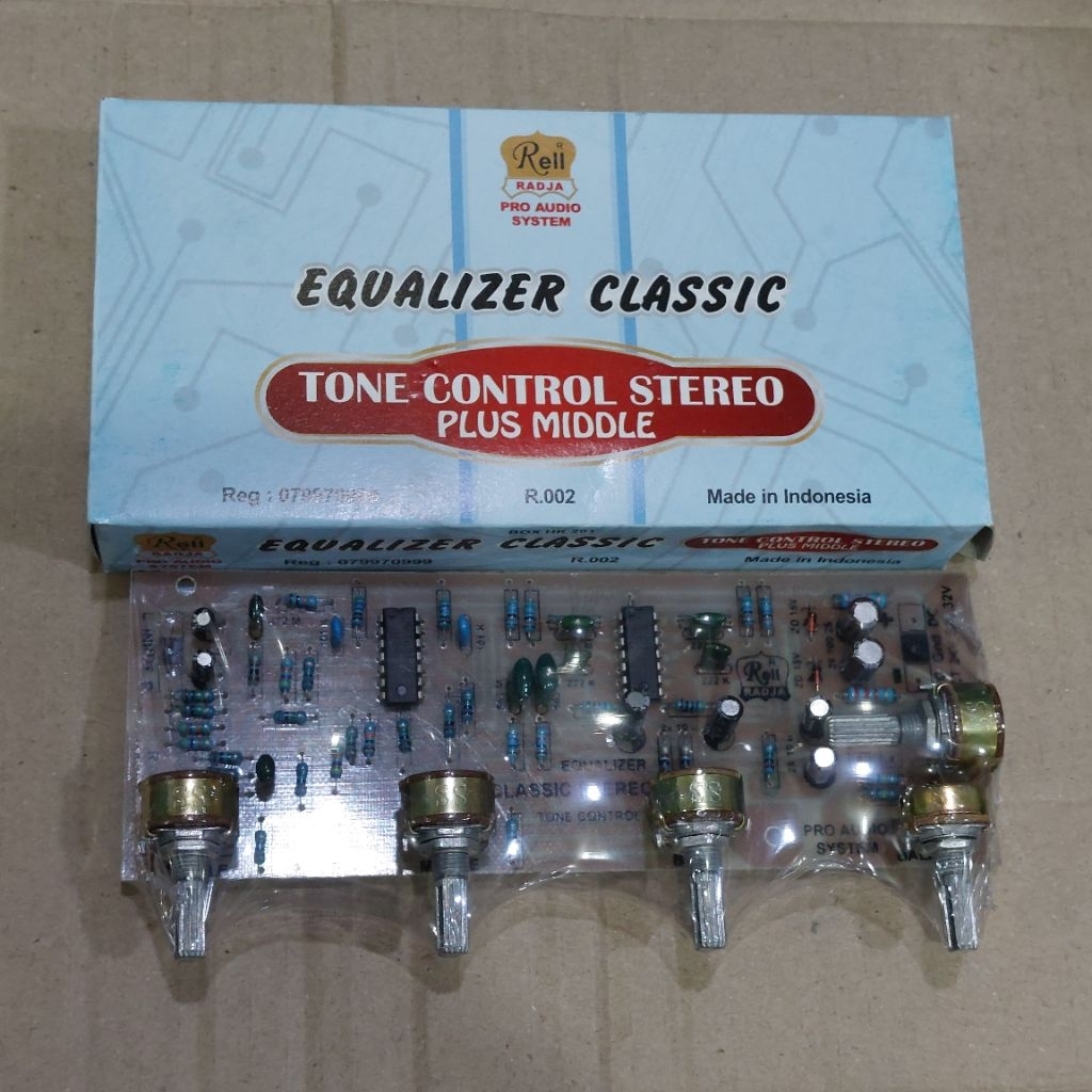 Tone control stereo + middle equalizer classic