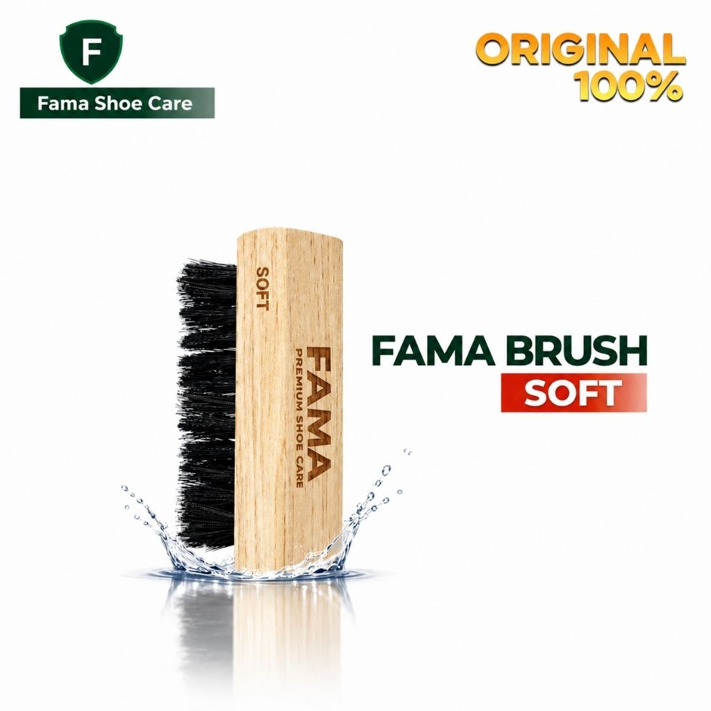 FAMA-Sikat Standard Brush SOFT-Sikat sepatu-fama shoe cleaner-fama shoes cleaner
