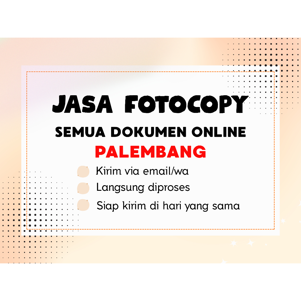 JASA FOTOCOPY ONLINE KOTA PALEMBANG